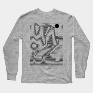 Sunrise process in landscape Long Sleeve T-Shirt